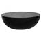 Jason Industrial Loft Black Concrete Drum Outdoor Coffee Table|Kathy Kuo Home