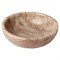 Rafiya Rustic Lodge Brown Marble Decorative Bowl - Small|Kathy Kuo Home