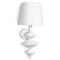 Hope Modern Classic White Steel Wallchiere Sconce|Kathy Kuo Home