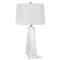 Angelica Hollywood Regency Clear Crystal Bedside Table Lamp