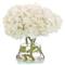 John-Richard Real Touch Hydrangeas French Concave Vase Faux Floral Arrangement|Kathy Kuo Home