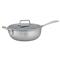 Zwilling Clad CFX Modern Classic Silver Stainless Steel Nonstick Pan|Kathy Kuo Home
