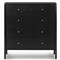 Sutton Industrial Loft Black Iron Bronze Hardware 5 Drawer Dresser|Kathy Kuo Home