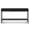 Sutton Industrial Loft Black Iron 2 Drawer Shelving Console Table|Kathy Kuo Home