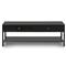 Sutton Industrial Black Iron 2 Drawer Shelving Rectangular Storage Coffee Table|Kathy Kuo Home
