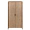 Noah Rustic Lodge Brown Reclaimed Wood 2 Door Wardrobe|Kathy Kuo Home