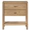 Nygel Rustic Lodge Brown Wood Nightstand|Kathy Kuo Home