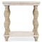Miguel Coastal Beach Brown Oak Wood Rope Wrapped Rectangular Side End Table|Kathy Kuo Home