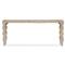 Miguel Coastal Beach Brown Wood Rope Wrapped Console Table|Kathy Kuo Home