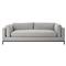 Allison Modern Classic Light Grey Upholstered Sofa - 91&quot;W|Kathy Kuo Home