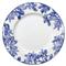 Arbor Coastal Beach Blue Porcelain Rimmed Dinner Plate|Kathy Kuo Home