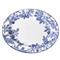Arbor Coastal Beach Blue Porcelain Rimmed Oval Platter|Kathy Kuo Home