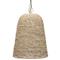 Kevin Coastal Beach Off White Mango Wood Beads Iron Chain Single Pendant|Kathy Kuo Home