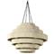 Palecek Everly Coastal Natural Oatmeal Wicker Black Metal Frame Outdoor Pendant|Kathy Kuo Home