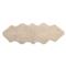 Coen Modern Light Beige Curly Short Wool Sheepskin Double Pelt Fur Rug - 2&#39;x5&#39;11&quot;|Kathy Kuo Home