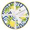 Palermo Global White Melamine Lemon Print Appetizer Plate - Set of 4|Kathy Kuo Home