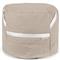 Outdoor Side End Table Brown Round Cover|Kathy Kuo Home