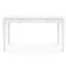 Claudette Modern Wrapped White Linen Brass Accent Office Desk|Kathy Kuo Home