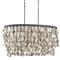 Sagg Coastal Beach Oyster Shell Wrought Iron Island Light|Kathy Kuo Home