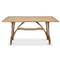 Chase French Country Brown Walnut Wood Rectangular Dining Table - 63&quot;W|Kathy Kuo Home
