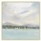 Sire Coastal Beach Blue Seascape Silver Frame Painting|Kathy Kuo Home
