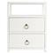 Allura Modern Classic White Wood Nightstand|Kathy Kuo Home