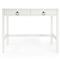 Allura Modern Classic White Wood Desk|Kathy Kuo Home