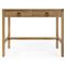 Allura Modern Classic Natural Brown Wood Desk|Kathy Kuo Home