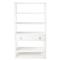 Allura Modern Classic White Wood Bookcase|Kathy Kuo Home