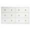 Allura Modern Classic White Wood Double Dresser|Kathy Kuo Home