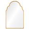Tangier Modern Classic Antique Gold Leaf Arch Wall Mirror|Kathy Kuo Home