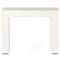 Tricia Industrial Loft Off White Concrete Rectangular Outdoor End Table|Kathy Kuo Home