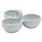 Desmond Modern White Stoneware Tripple Nut Dish Serving Bowl|Kathy Kuo Home