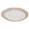 Simon Pearce Burlington Modern Beige Drip Edges White Stoneware Dinner Plate|Kathy Kuo Home
