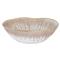 Simon Pearce Burlington Modern Beige Drip Edges White Stoneware Pasta Bowl|Kathy Kuo Home