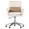 Legend Modern Off White Performance Aluminum Swivel Office Chair|Kathy Kuo Home