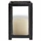 Open Box Zahir Modern ClassicClear Glass Black Iron Candleholder - Small|Kathy Kuo Home