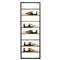 Bacchus Industrial Loft Black Iron Wall Mounted Wine Rack