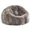 Shiloh Modern Pebble Long Wool Sheepskin Fur Beanbag|Kathy Kuo Home