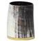 Troy Natural Horn Polished Brass Decorative Table Vase - Small|Kathy Kuo Home