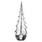 Open Box Simon Pearce Vermont Evergreen Modern Classic Clear Glass Tree - 20&quot;|Kathy Kuo Home