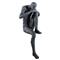 Von Industrial Loft Black Cast Iron Thinking Man Figurine|Kathy Kuo Home