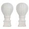 Juliska L&#39;Amour Toujours French White Ceramic Hot Air Balloon Salt &amp; Pepper Set|Kathy Kuo Home