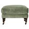 Madeline Sage Green Ottoman|Kathy Kuo Home