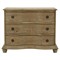 Indigo Rustic Lodge Natural Brown Pine Wood 3 Drawer Dresser|Kathy Kuo Home