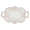 Finezza Global Bazaar Cream Ceramic Baroque Tray|Kathy Kuo Home