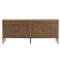 Tacorey Rustic Lodge Brown Solid Oak Wood 4 Drawer 4 Door Sideboard|Kathy Kuo Home