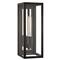 Visual Comfort Fresno Modern Aged Iron 3/4 Wall Outdoor Wall Lantern - Medium|Kathy Kuo Home