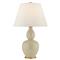 Visual Comfort Yue Modern Ice Blue Porcelain Linen Shade Double Gourd ...