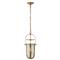 Visual Comfort Lorford French Gilded Iron Mercury Glass Bell Pendant - Tall|Kathy Kuo Home